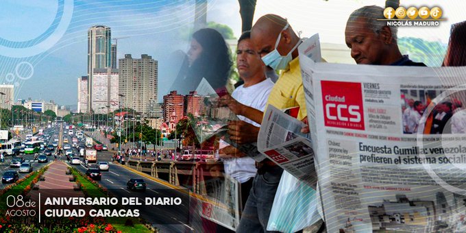 Diario Ciudad Caracas está de aniversario