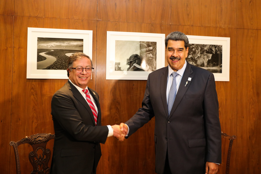 Maduro y Petro revisan nexos diplomáticos y económicos